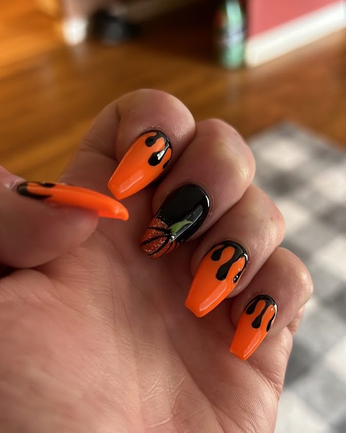 Seasonal nail art